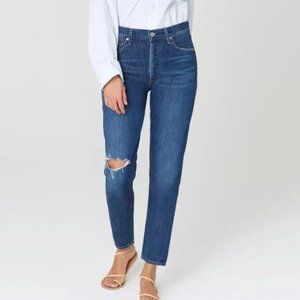 Citizens of Humanity COH Liya High Rise Classic Fit Crop Jeans 28